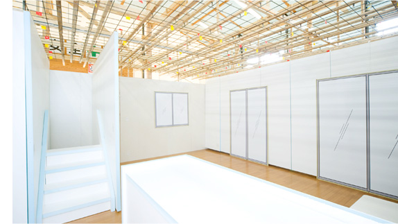 藤島建設ショールーム仮設の家